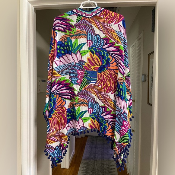 NWT Trina Turk Paradise Plume Kimono Cover Up - Picture 4 of 8